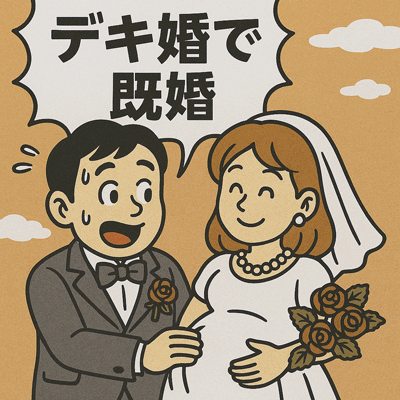 デキ婚で既婚