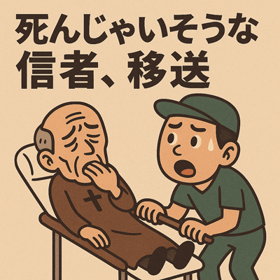 死んじゃいそうな信者、移送