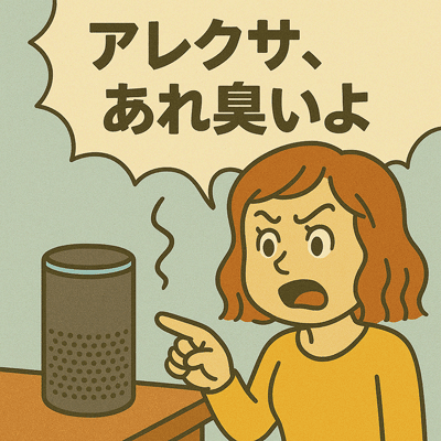 アレクサ、あれ臭いよ