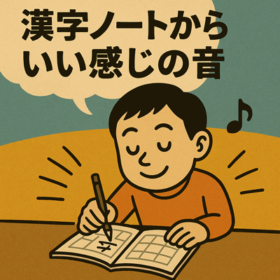漢字ノートからいい感じの音