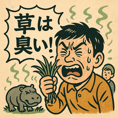 草は臭い