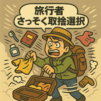 旅行者さっそく取捨選択104