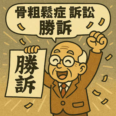 骨粗鬆症 訴訟 勝訴11