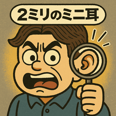 2ミリのミニ耳60